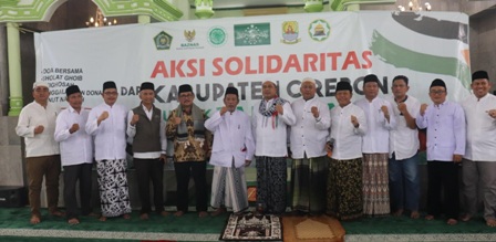 Bupati Cirebon Pimpin Aksi Solidaritas untuk Palestina