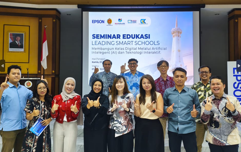 Epson Dorong Transformasi Smart Classroom Lewat Integrasi AI dan Teknologi Interaktif di Yogyakarta