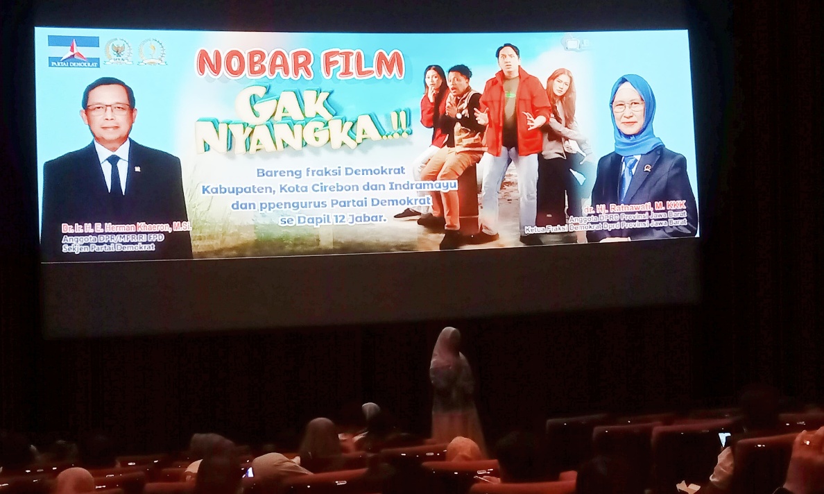 Ratusan Kader Demokrat Nobar Film Gak Nyangka Karya Ibas Anak SBY di Cirebon