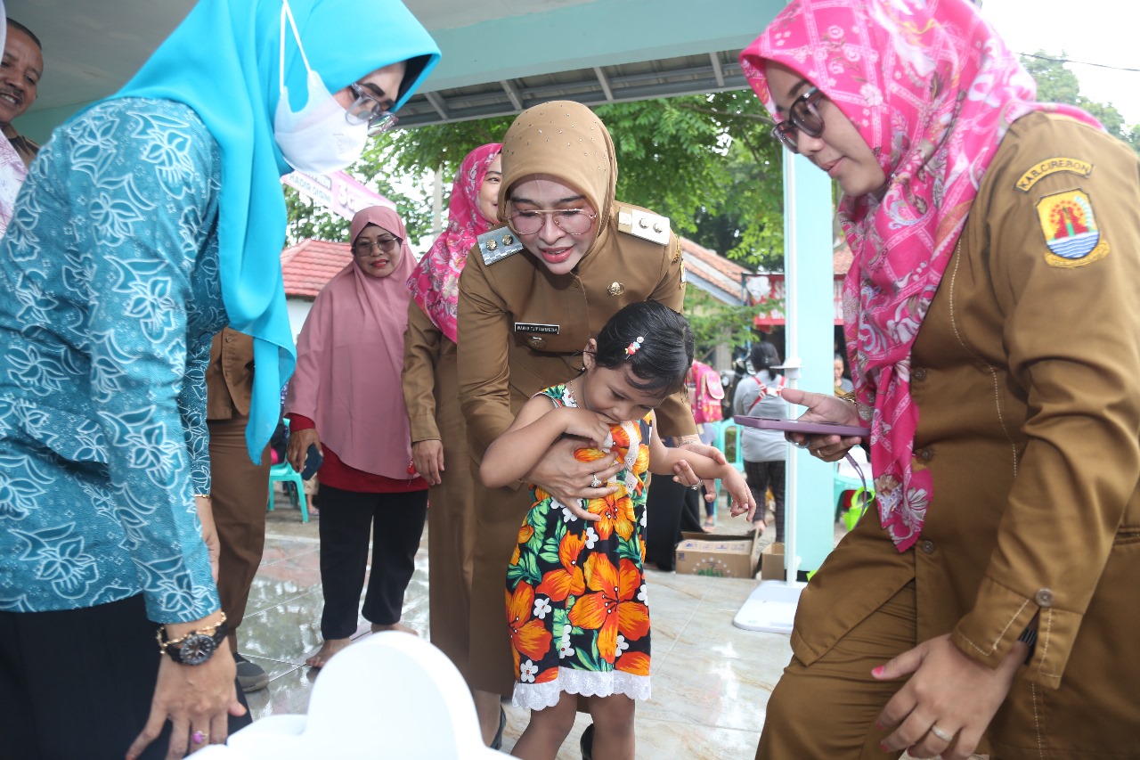 Wabup Cirebon Langsung Turun Lapangan, Monitor Penanganan Stunting