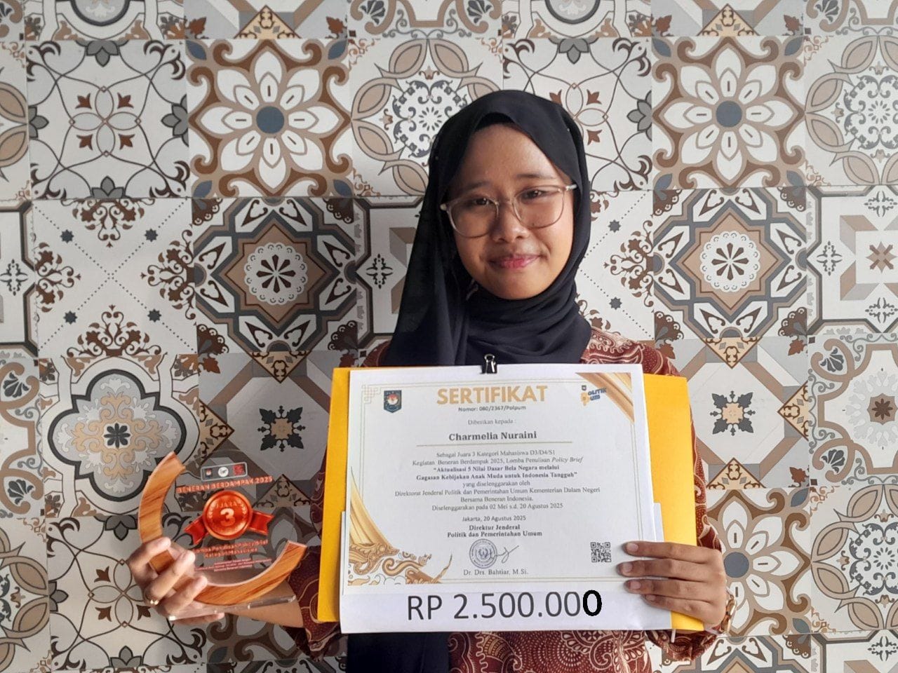 Mahasiswi IPB Cirebon Raih Juara 3 Beneran Berdampak 2025