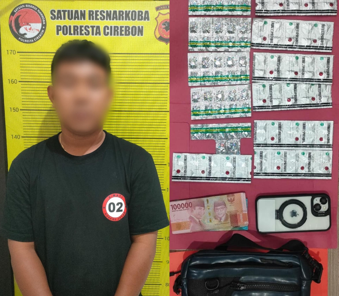 Seorang Pengedar OTK Berhasil Diamankan Polresta Cirebon Saat Berada di Panguragan