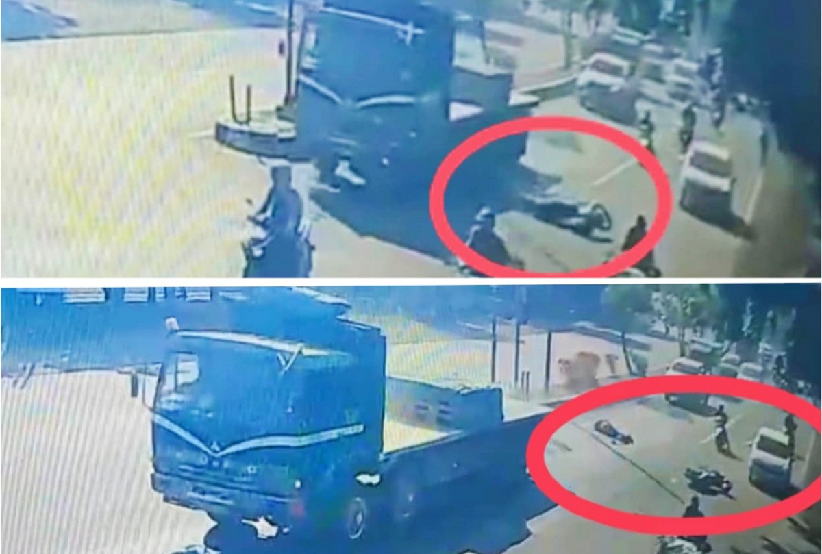 Kecelakaan di Cirebon Hari Ini, Pengendara Motor Terlindas Truk Berhasil Diselamatkan