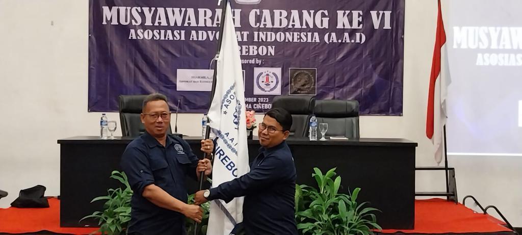 Taufik SH Terpilih Sebagai Ketua  AAI Cabang Cirebon