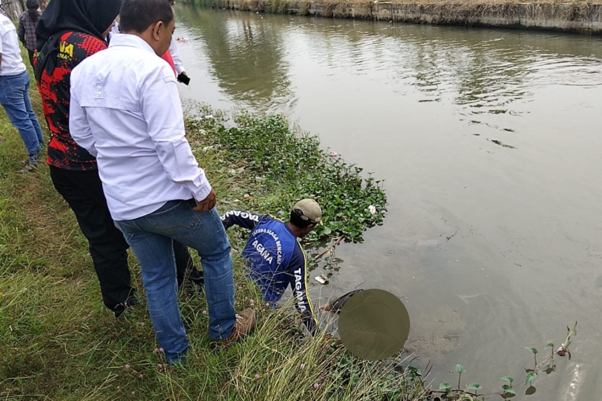 Pria Tenggelam di Sungai Sindupraja Indramayu, Ditemukan Mengambang Sejauh 1,5 Kilometer