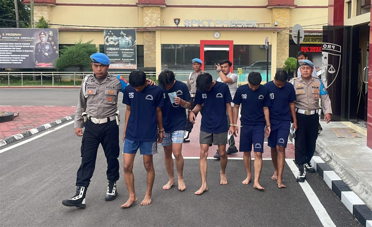 Ini Dia 6 Orang Tersangka Pengeroyokan Steward Usai Laga Persib vs Persija di Si Jalak Harupat