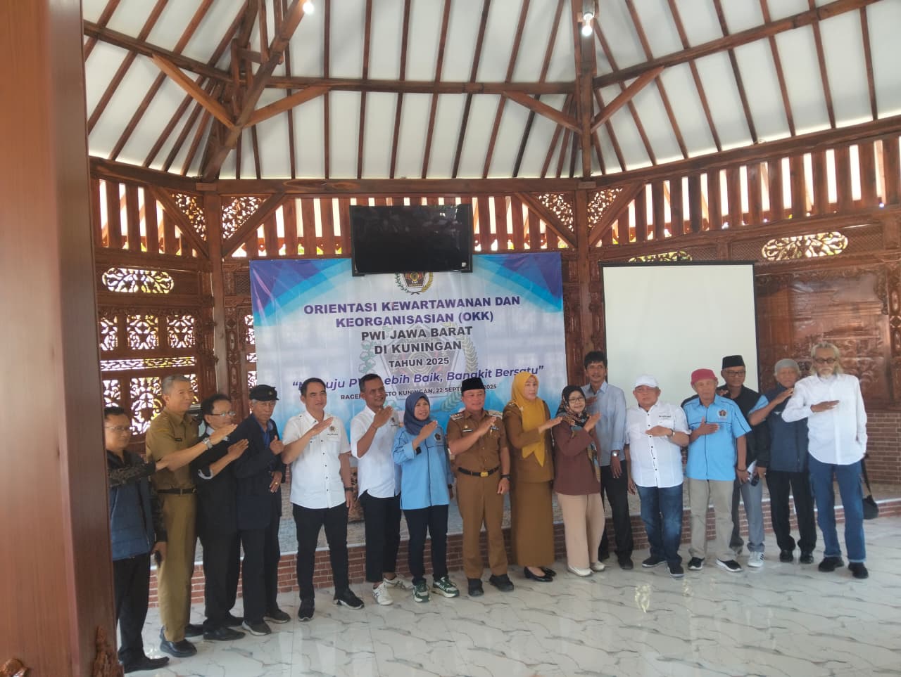 PWI Jabar Gelar OKK di Kuningan, Bupati: Betapa Pentingnya Peran Wartawan