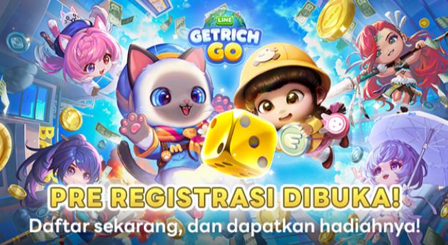 Pra-Registrasi Board Game Terbaru dari LINE GAME,  'LINE GetRich GO', Resmi Dibuka