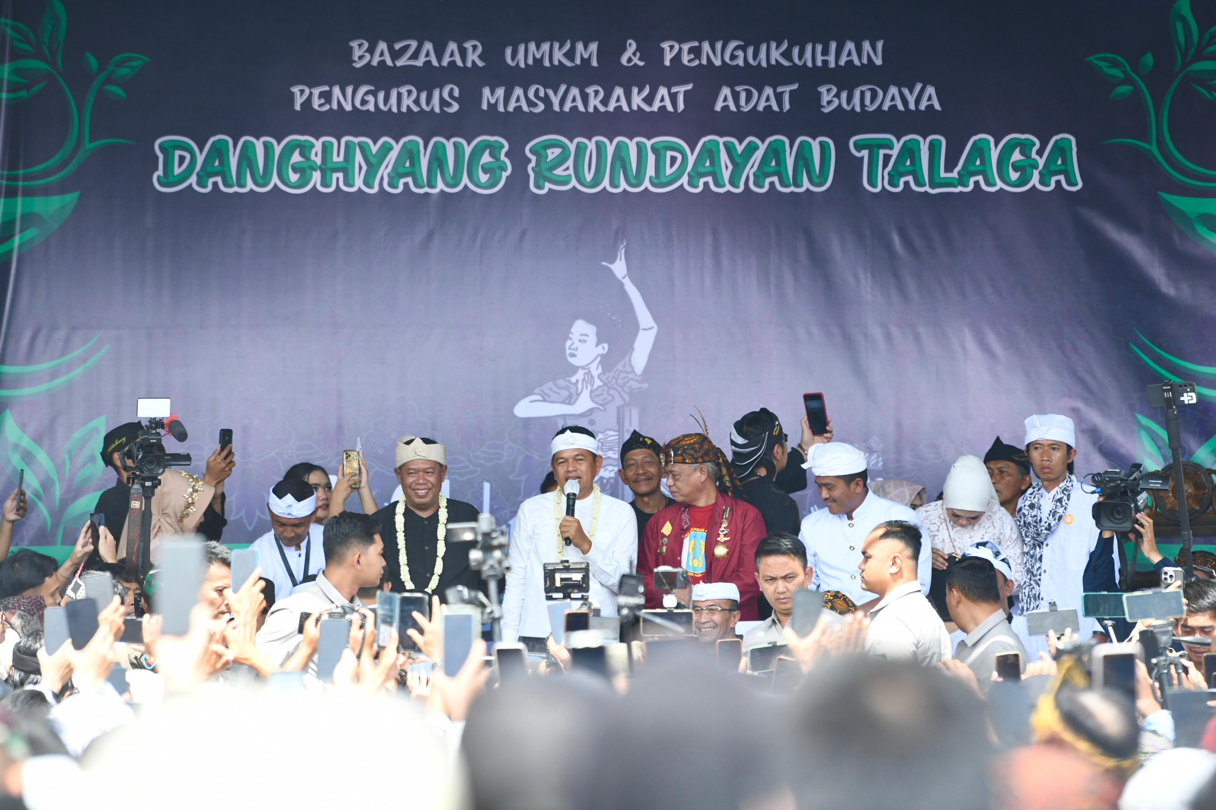 Dewan Adat Budaya Danghyang Rundayan Talaga Majalengka Dikukuhkan, Dedi Mulyadi Sampaikan Pesan Penting Ini