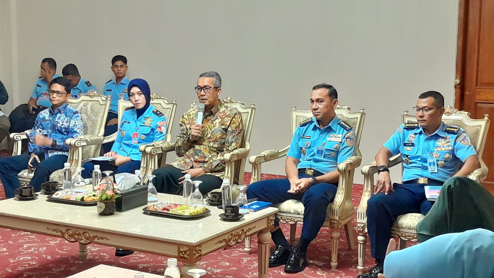 Jelang HUT Ke-78, Komandan Pangkalan TNI AU Sugiri Sukani Gelar Audiensi dengan Pj Wali Kota Cirebon