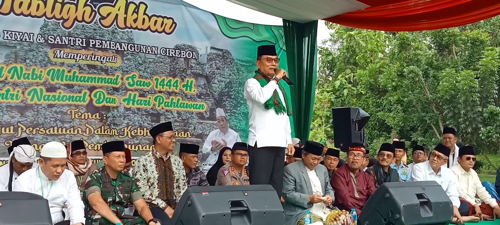 Hadiri Tabligh Akbar di Goa Sunyaragi, Moeldoko: Jaga Stabilitas Indonesia 