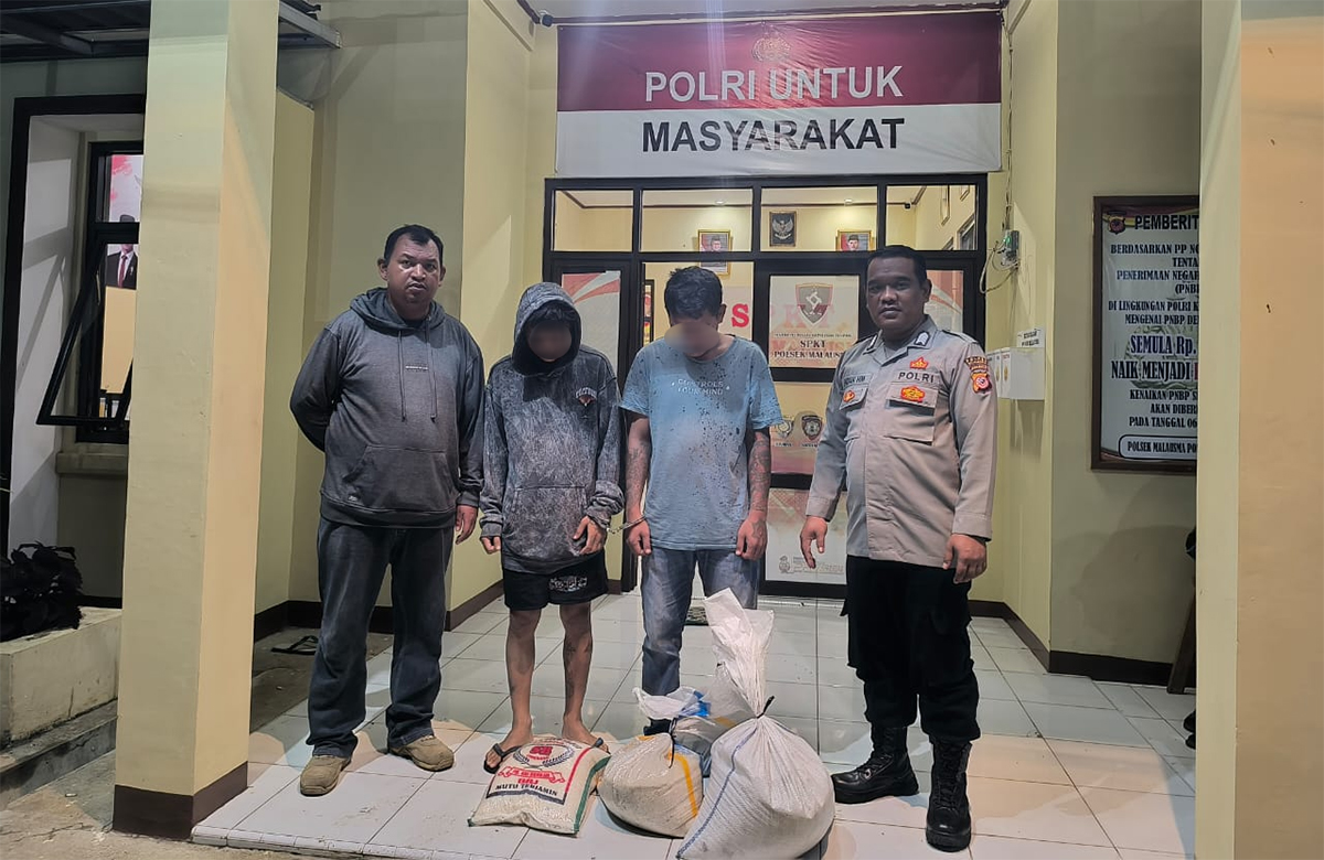 Polisi Tangkap 2 Pencuri Beras di Majalengka