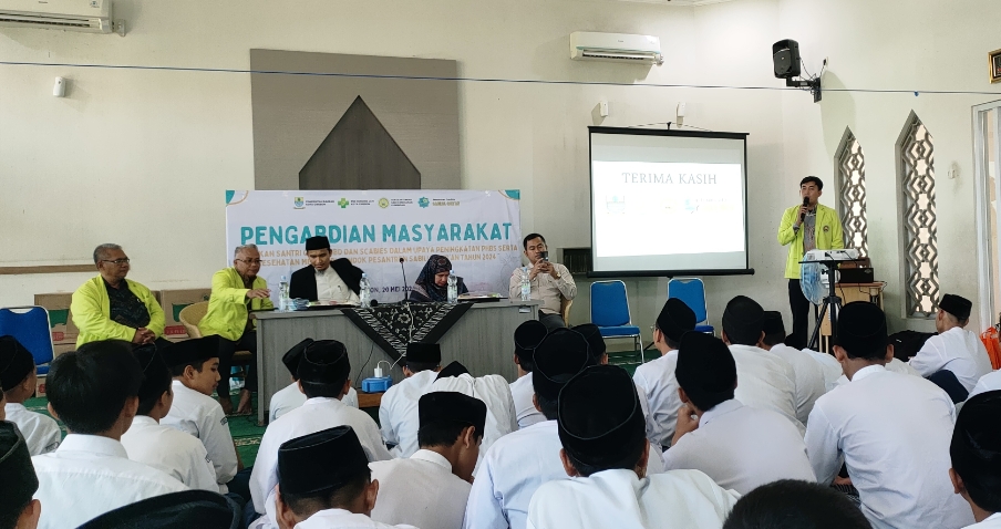 Mahasiswa S2 Stikes Kuningan Sosialisasi PHBS di Pondok Pesantren Sabilul Qur'an Kota Cirebon 