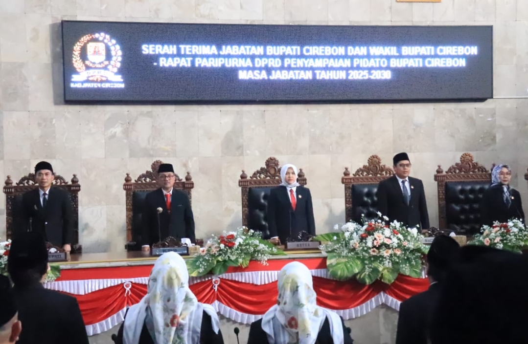 Pimpin Paripurna Sertijab Kepala Daerah, Begini Pesan Ketua DPRD Kabupaten Cirebon