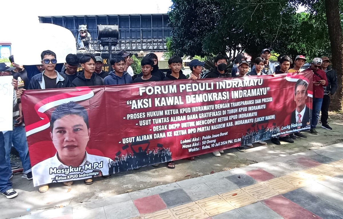 Lucky Hakim Diduga Terlibat Gratifikasi, FPI Demo ke Mapolda Jabar