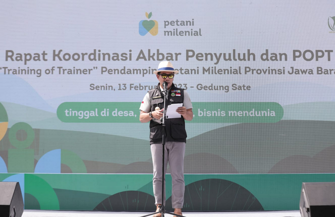 Gubernur Ridwan Kamil Mengapresiasi Perjuangan Penyuluh-POPT, Penjaga Ketahanan Pangan Jabar