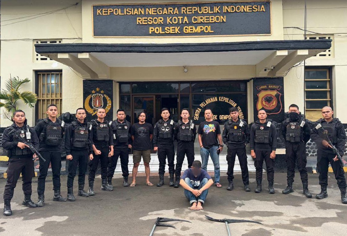 Tim Macan Kumbang Polresta Cirebon Gagalkan Tawuran di Palimanan