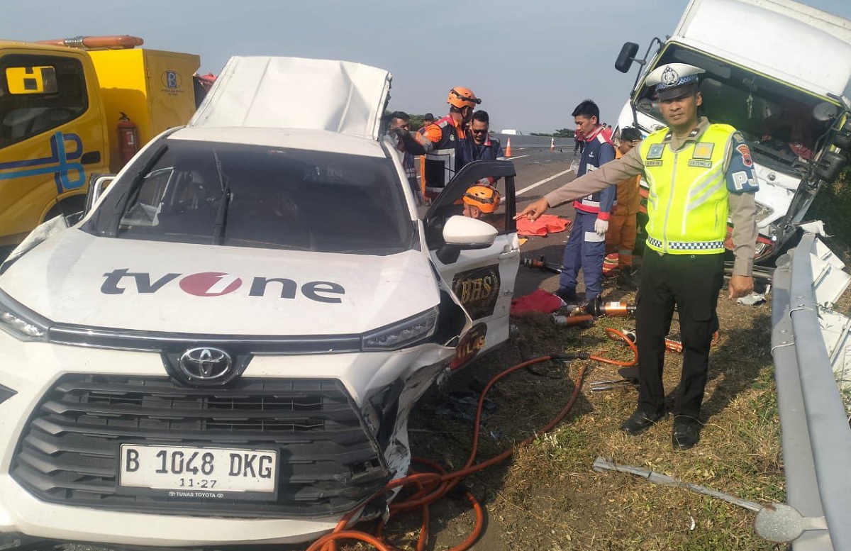 Kecelakaan Maut Rombongan TVOne, 3 Orang Meninggal Dunia