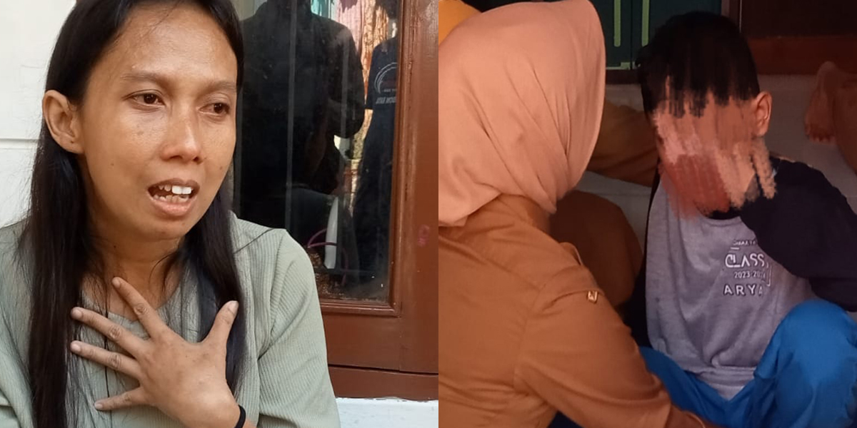 Tangis Siti Anita Pecah Kisahkan Kondisi A, Karena Keadaan Terpaksa Jual Handphone Anak    