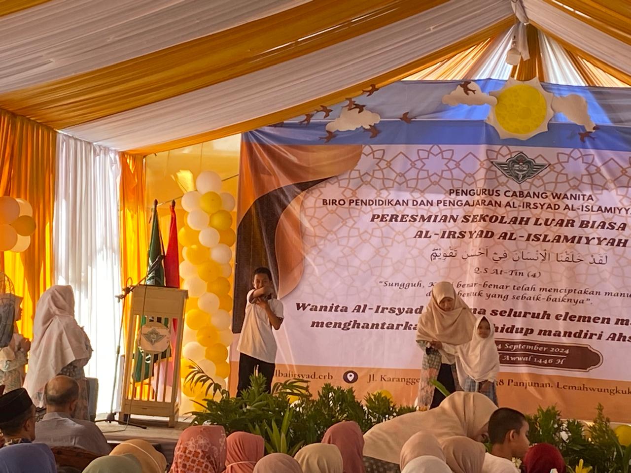 Peresmian SLB Al-Irsyad Al-Islamiyyah 