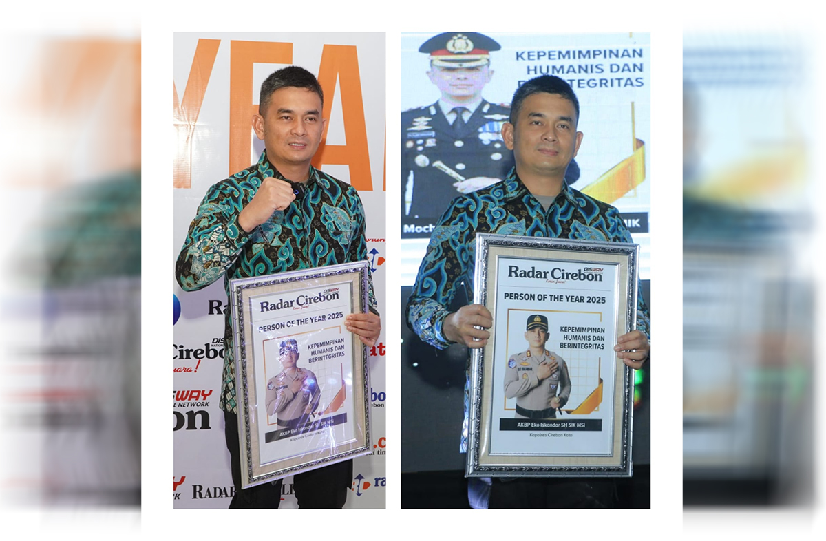 Kapolres Cirebon Kota, AKBP Eko Iskandar Raih Person of The Year 2025 Radar Cirebon