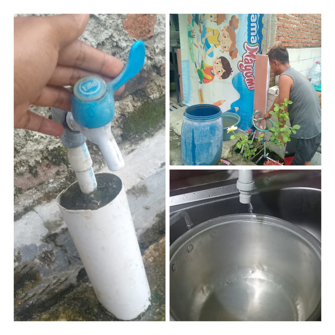 Warga Perumahan Pesona Arafah Keluhkan Aliran Air PDAM Tak Lancar