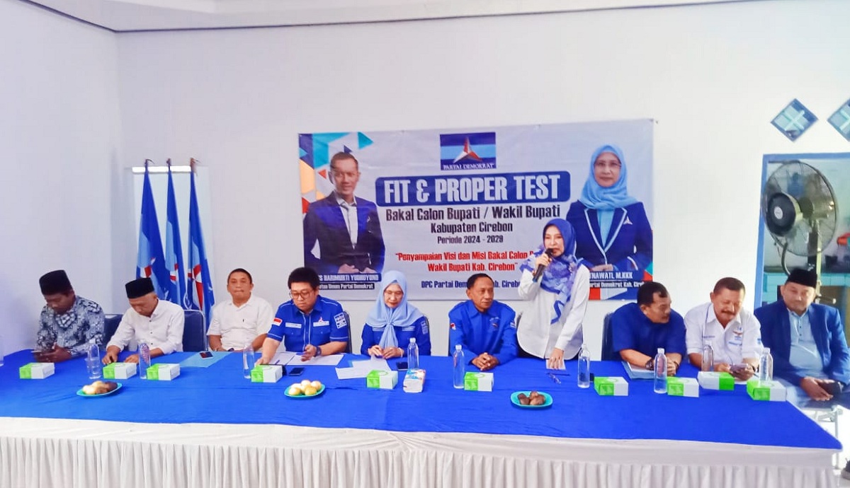 Demokrat Gelar Fit and Proper Test di Kabupaten Cirebon, Ayu Tjiptaningsih Ikut Juga