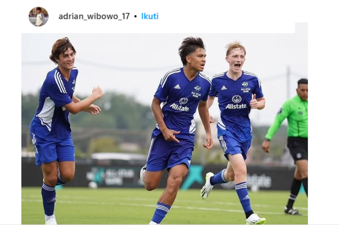 Calon Pemain Naturalisasi di MLS Berusia 18 Tahun, Adrian Wibowo: Saya Terbuka untuk Bela Indonesia