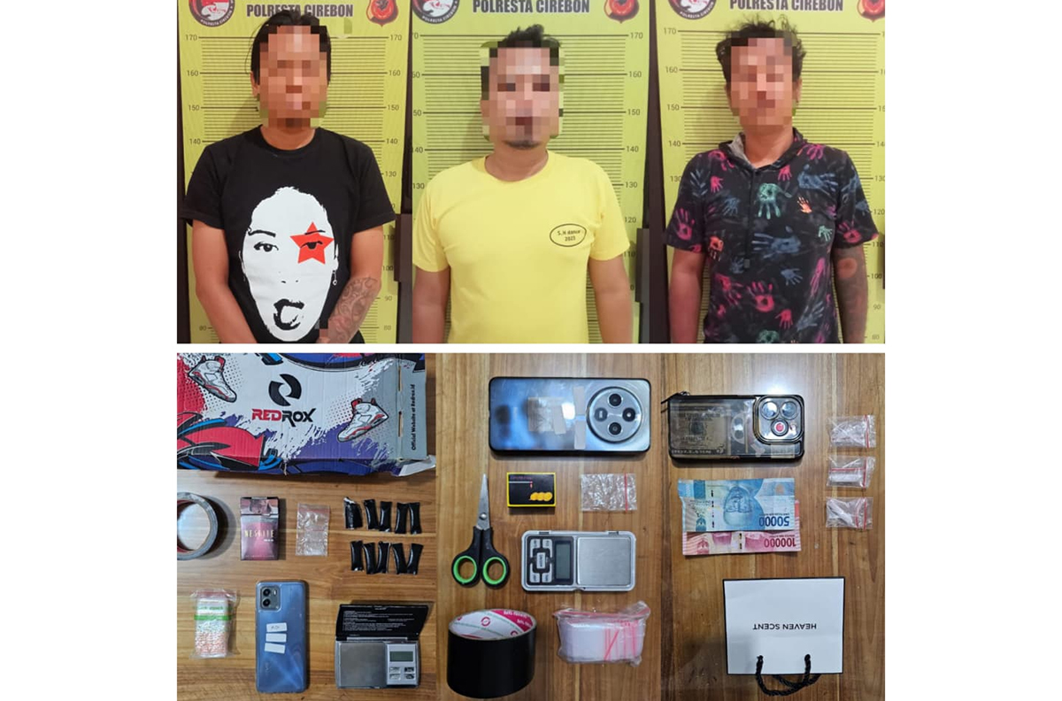 3 Pengedar Sabu Ditangkap di Cirebon, 1 Warga Kabupaten, 2 Warga Kota