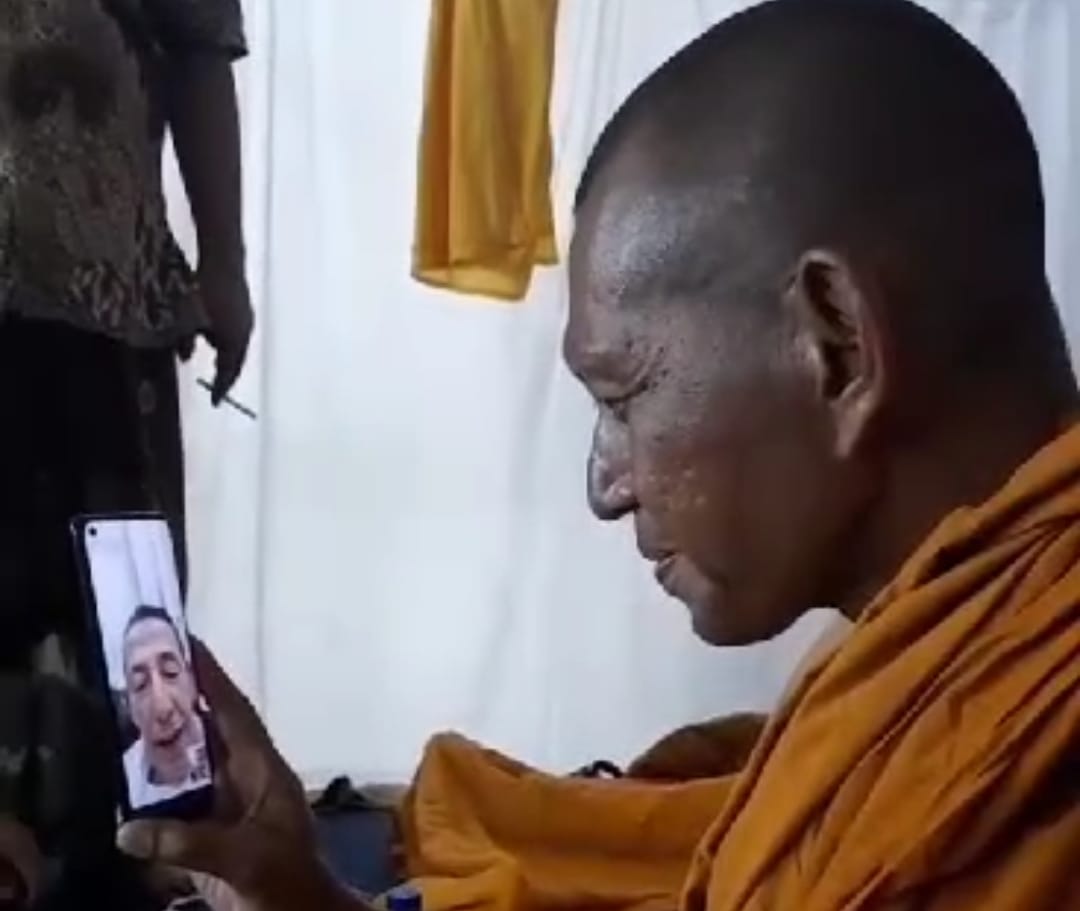 MOMEN Bhante Wawan Video Call dengan Habib Luthfi, Ucap Assalamualaikum, Janjian Bertemu di Borobudur