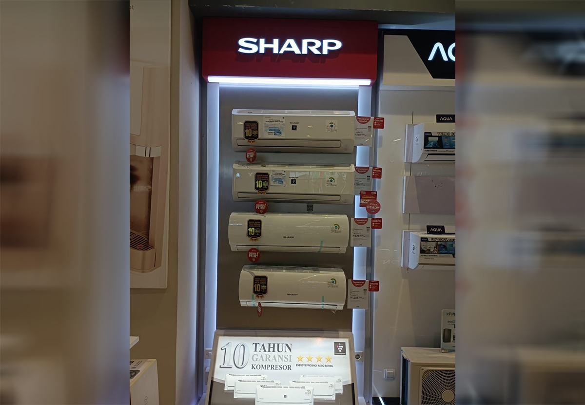 AC dan Small Home Appliance Sharp Duduki Penjualan Tertinggi di Cirebon
