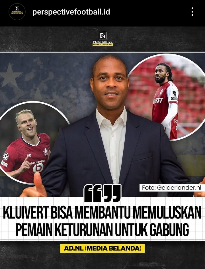 Media Belanda Bocorkan Rencana PSSI Gaet Patrick Kluivert sebagai Pelatih Timnas Indonesia 