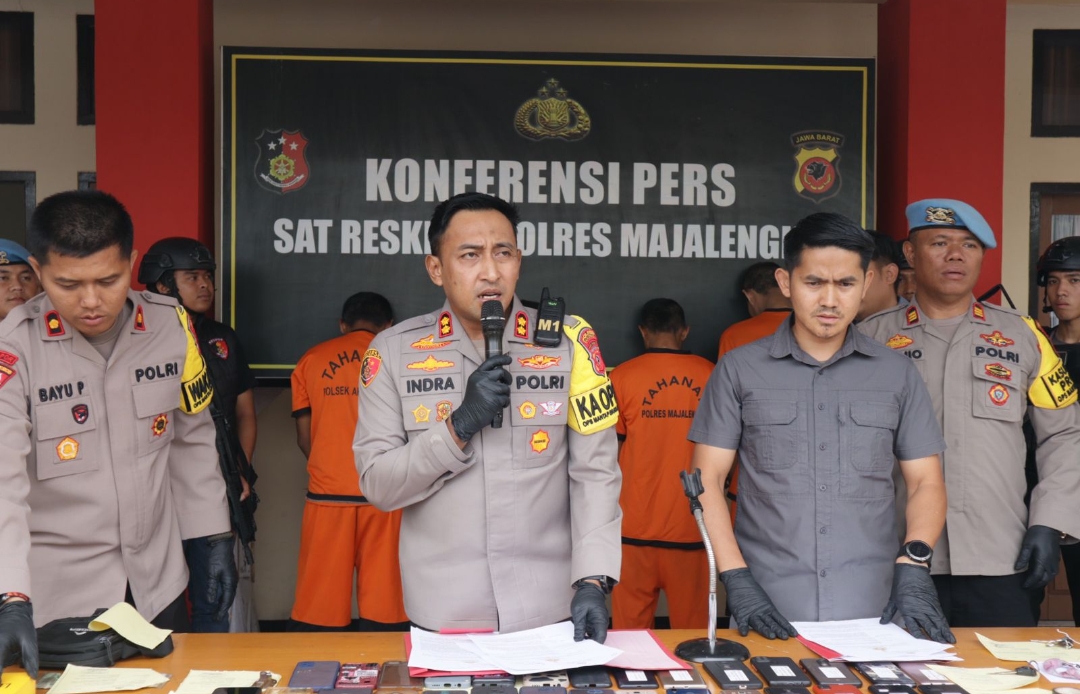 Polres Majalengka Berhasil Ungkap Kasus Curat Uang Senilai Rp700 Juta