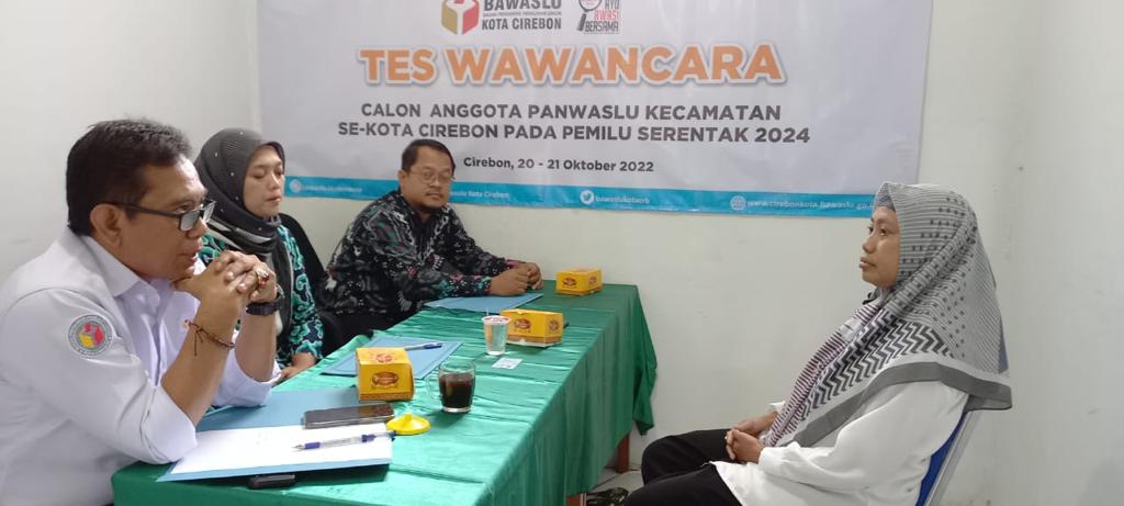 Bawaslu Tuntaskan Tes Wawancara Calon Panwascam