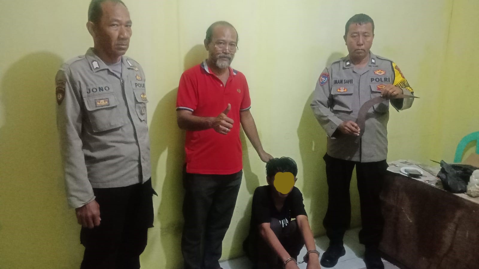 Remaja Desa Karangreja Bawa Cerulit, Hendak Tawuran Konten di Kota Cirebon, Akhirnya Ditangkap Polisi