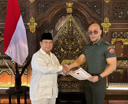 Letkol Tituler adalah, Pangkat Deddy Corbuzier dari Menhan Prabowo, Berlaku Peradilan Militer