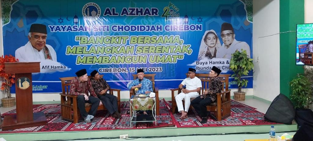 Milad Al Azhar ke-42, Yayasan Siti  Chodidjah Cirebon Hadirkan Putra ke-9  Buya Hamka