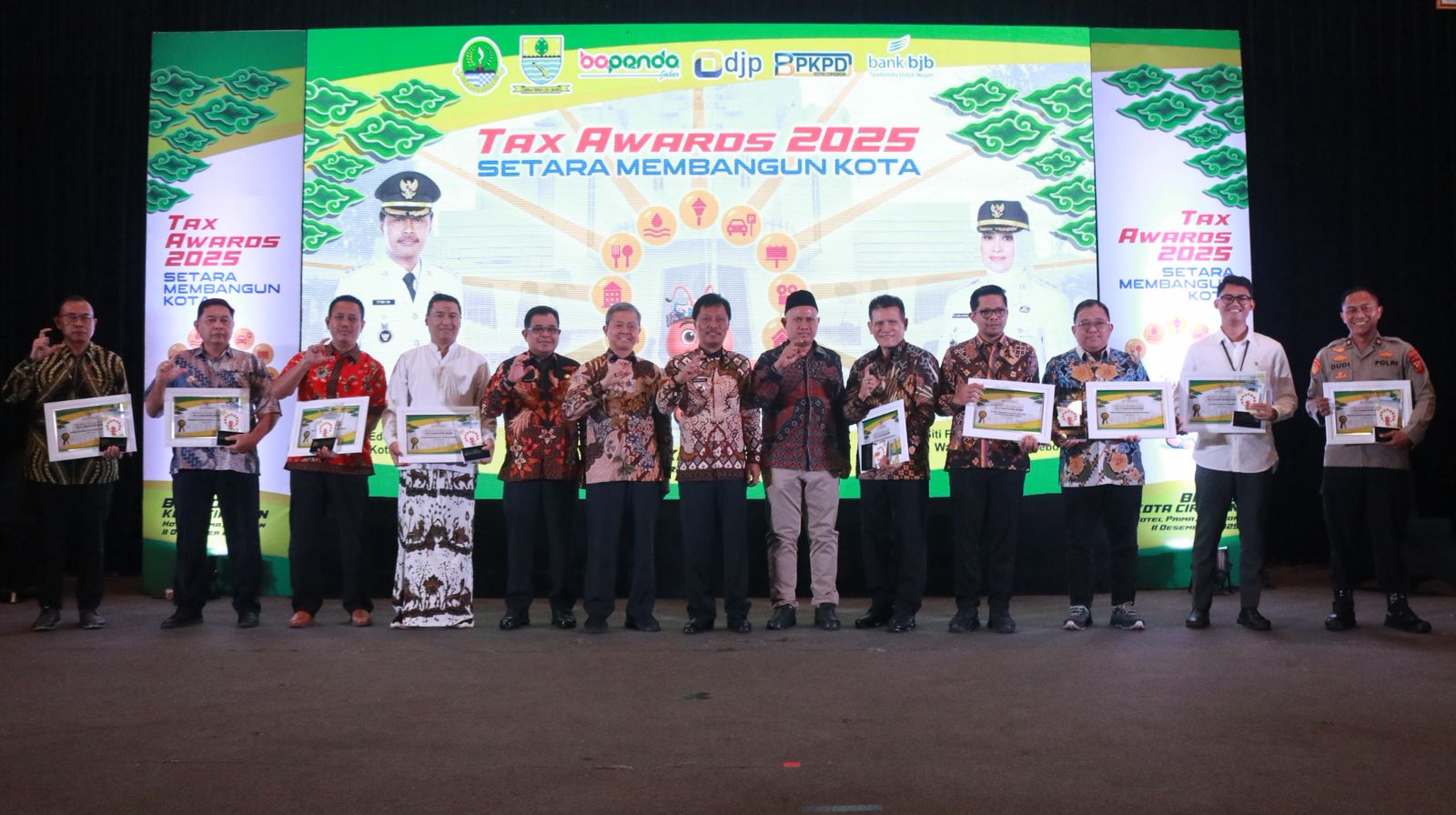 Gelar Tax Awards 2025: Walikota Edo Sebut Wajib Pajak sebagai Pahlawan Pembangunan