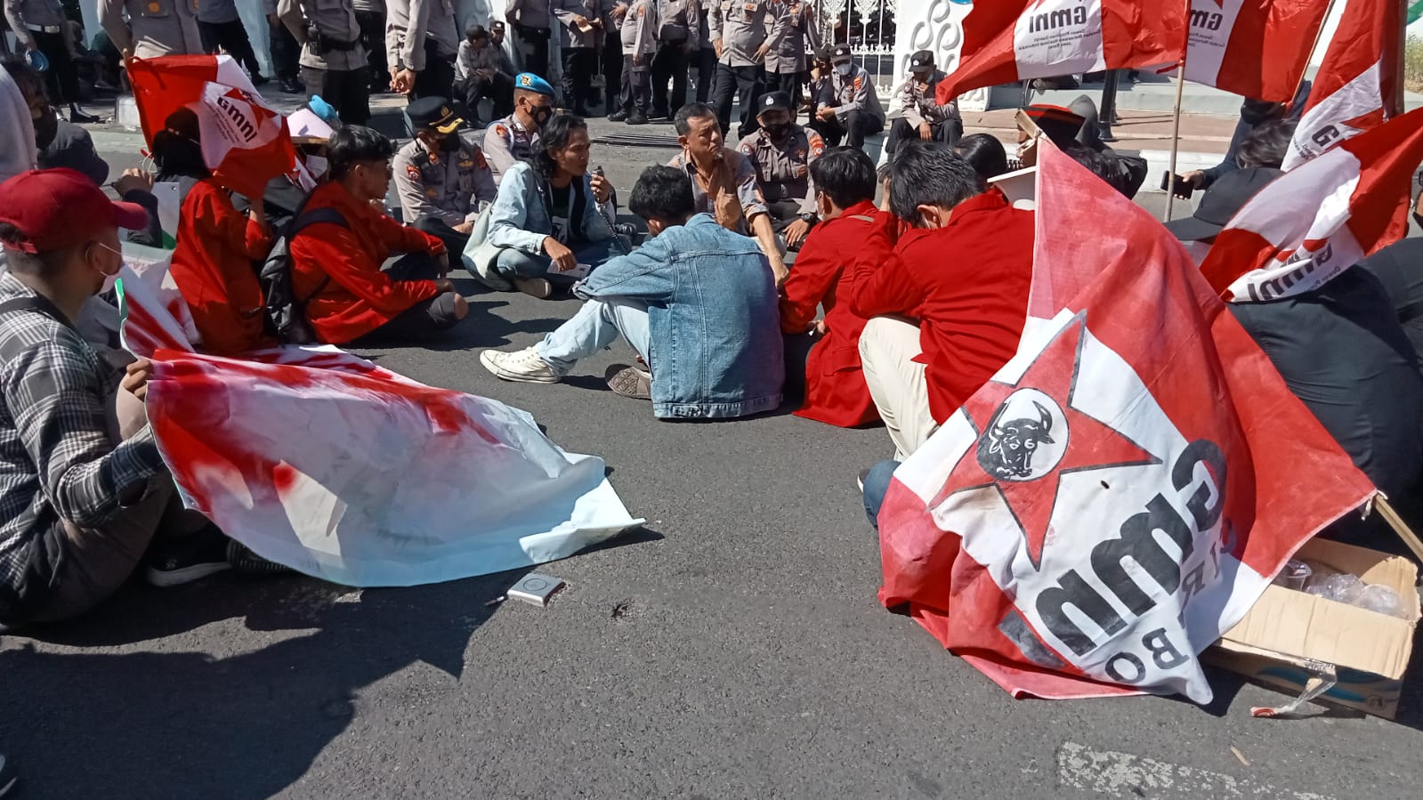 Demo GMNI di Kota Cirebon, Menolak Kenaikan Harga BBM 