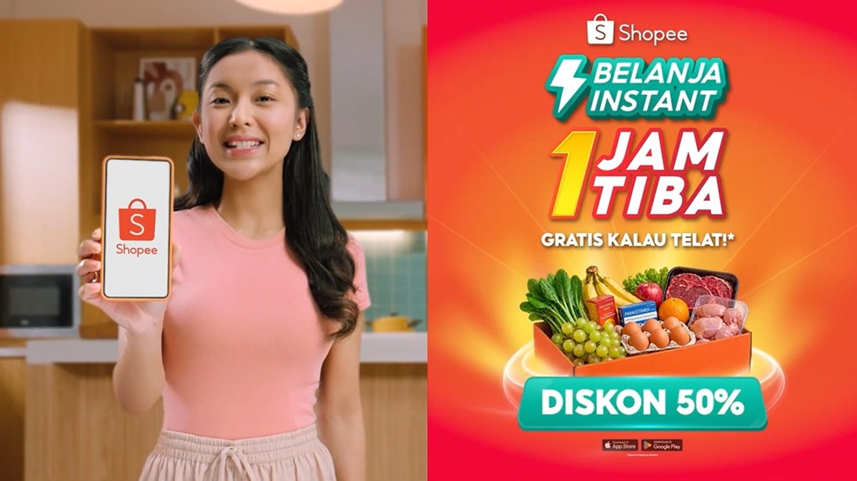 Belanja Harian Makin Sat Set, Atta Halilintar dan Aurel Dukung Shopee Instant 1 Jam Tiba