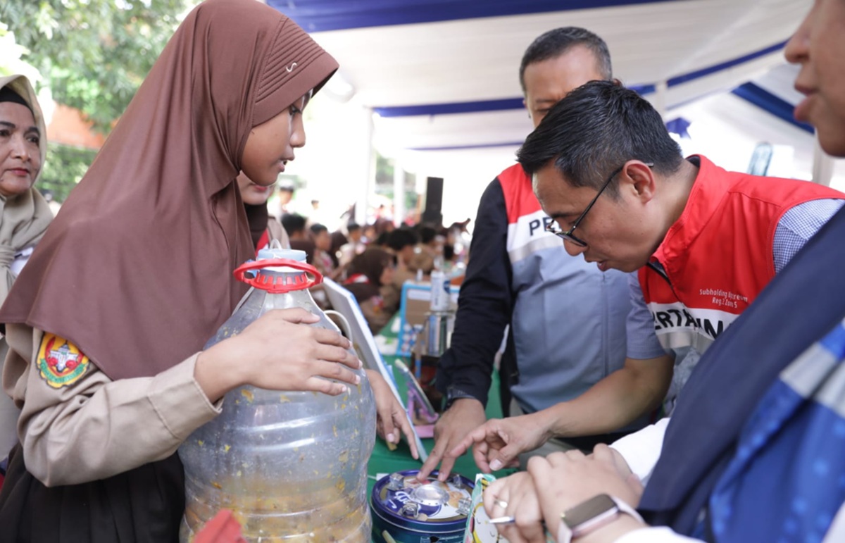 Seru dan Edukatif, Eco-Vation Day Pertamina Tanamkan Kepedulian Lingkungan di SMPN 7 Cirebon