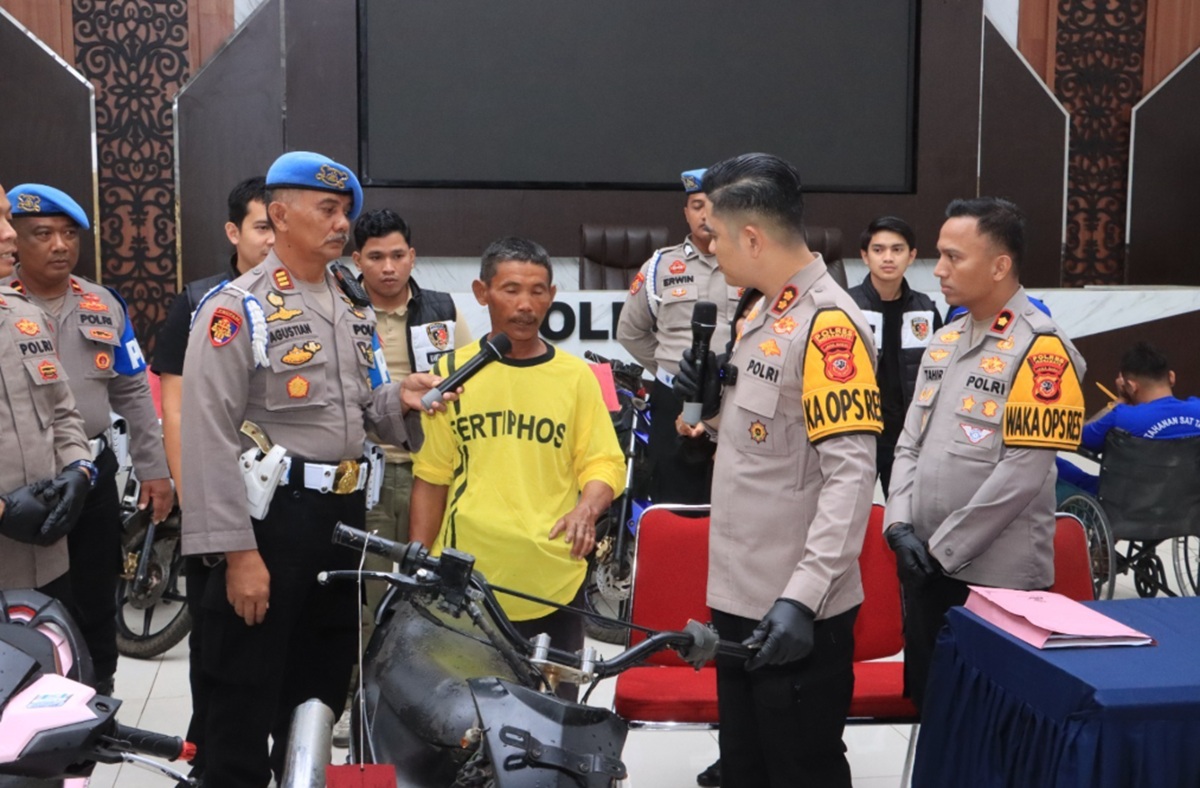 Terungkap! Modus Curi Motor di Indramayu, Polisi Kembalikan Motor Korban Tanpa Biaya