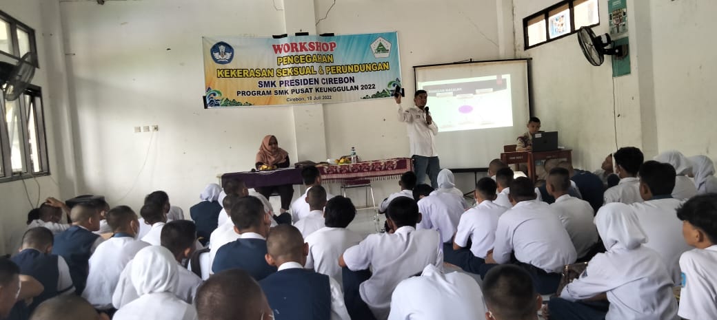 Workshop Pencegahan Kekerasan Seksual  Digelar pada MPLS SMK Presiden Cirebon