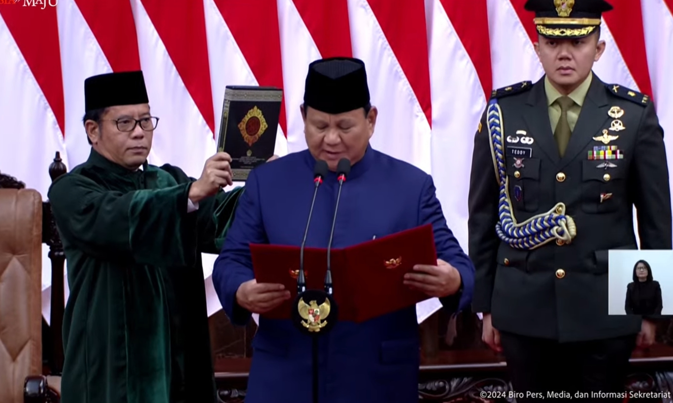 SAH! Prabowo Subianto - Gibran Rakabuming Raka Jabat Presiden - Wakil Presiden RI 2024 - 2029