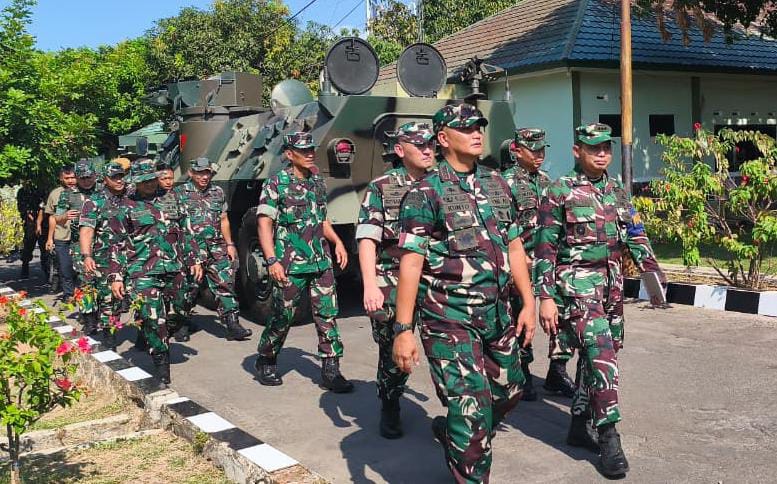 Pangkogabwilhan TNI Pantau Langsung Latihan Terintegrasi Kodam III Siliwangi di Cirebon