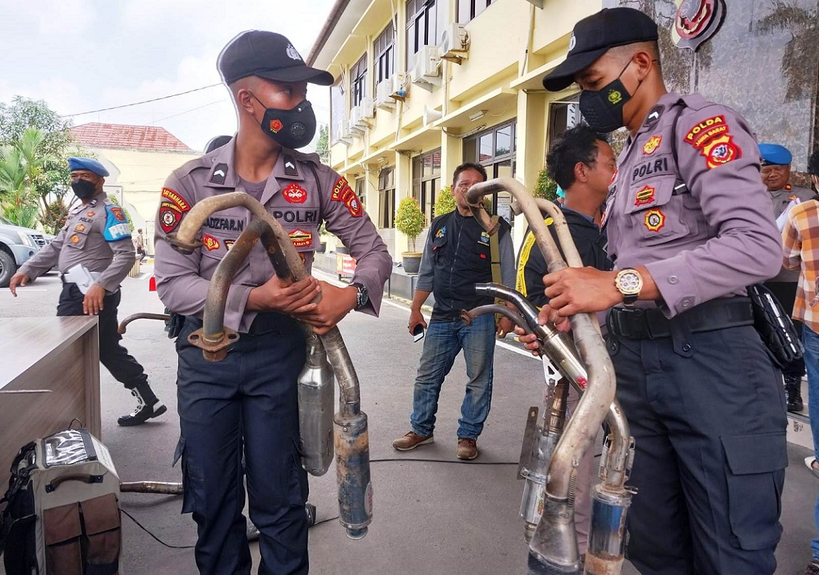 PERKENALKAN, Ini Dia Tim Khusus Pemburu Knalpot Bising Polresta Cirebon, 