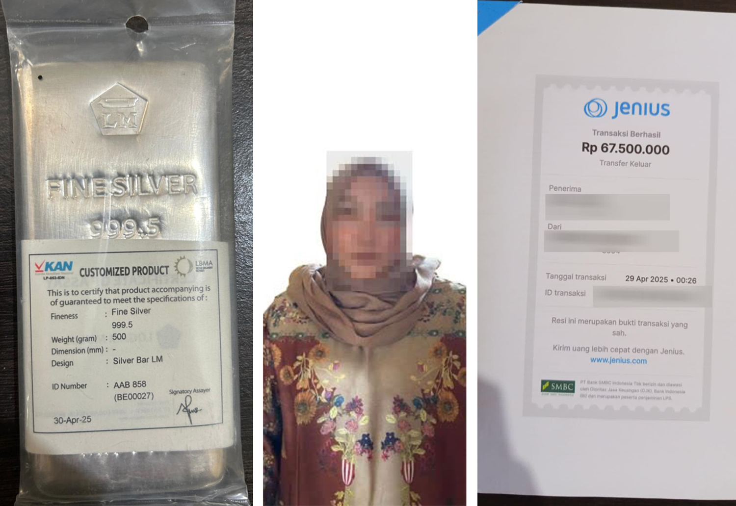 Modus Jual Beli Perak Antam Secara Online, Warga Mundu Ditangkap Polisi