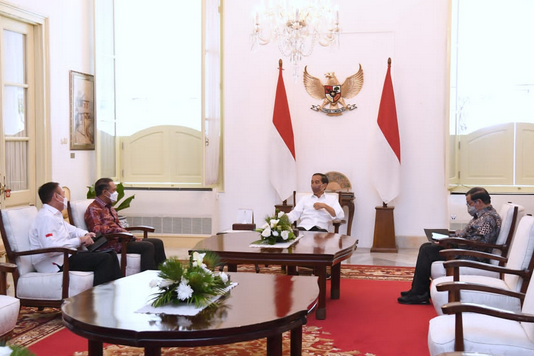 Pusat Pelatihan Sepak Bola Akan Dibangun di IKN, Ini Arahan Jokow ke Menpora dan Ketum PSSI