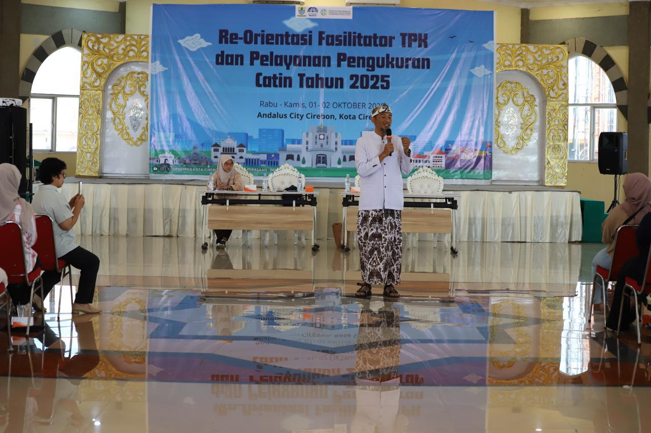 DP3APPKB Kota Cirebon Gelar Re-Orientasi  Fasilitator TPK dan Pengukuran Catin 2025