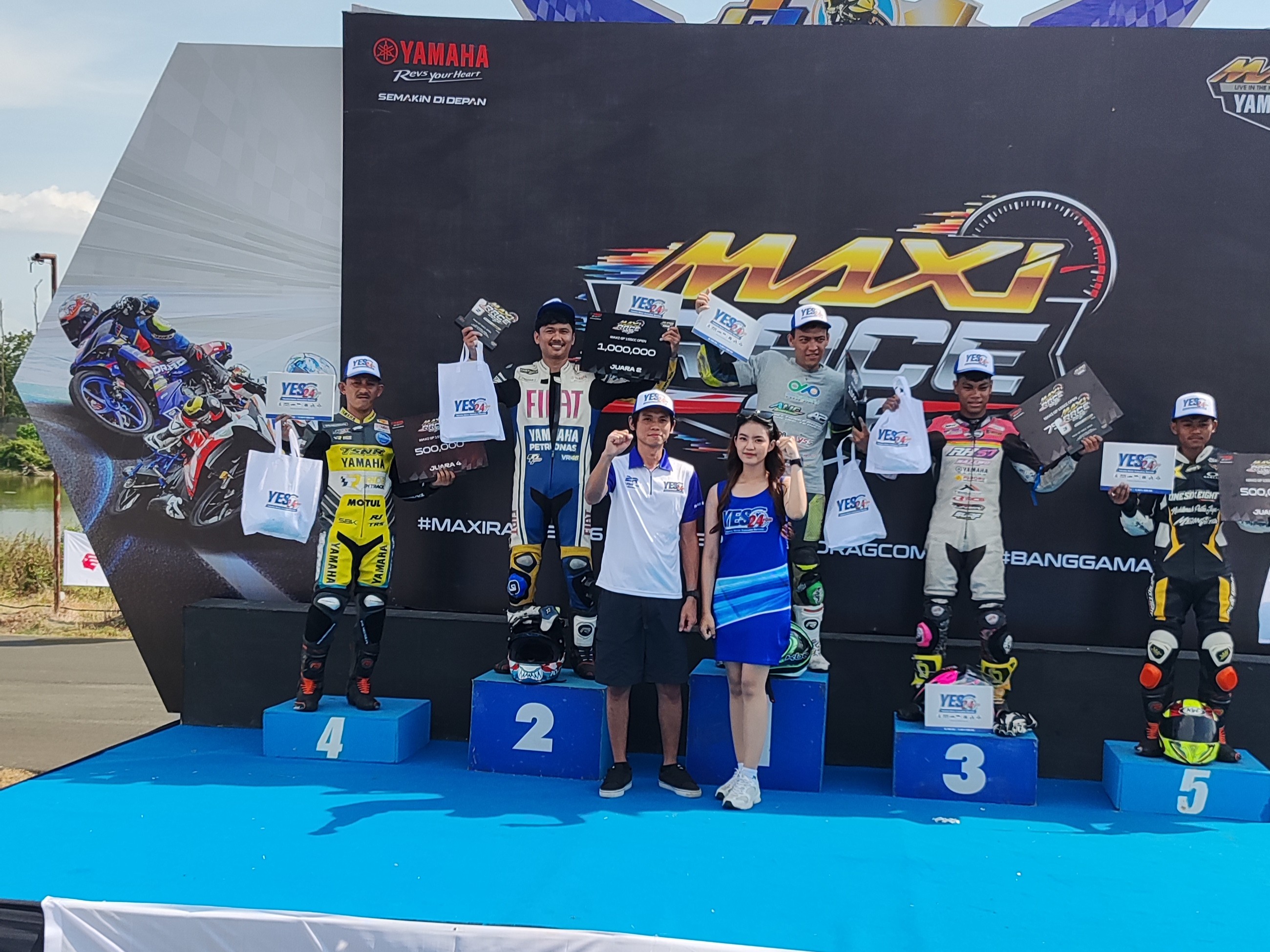 Perdana Geber Lintasan Yamaha Cup Race, MAXi Race Guncang Sidrap !